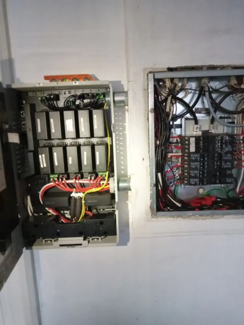 Electrical panel upgrade completed for Indoor Lighting Installation in Kingwood